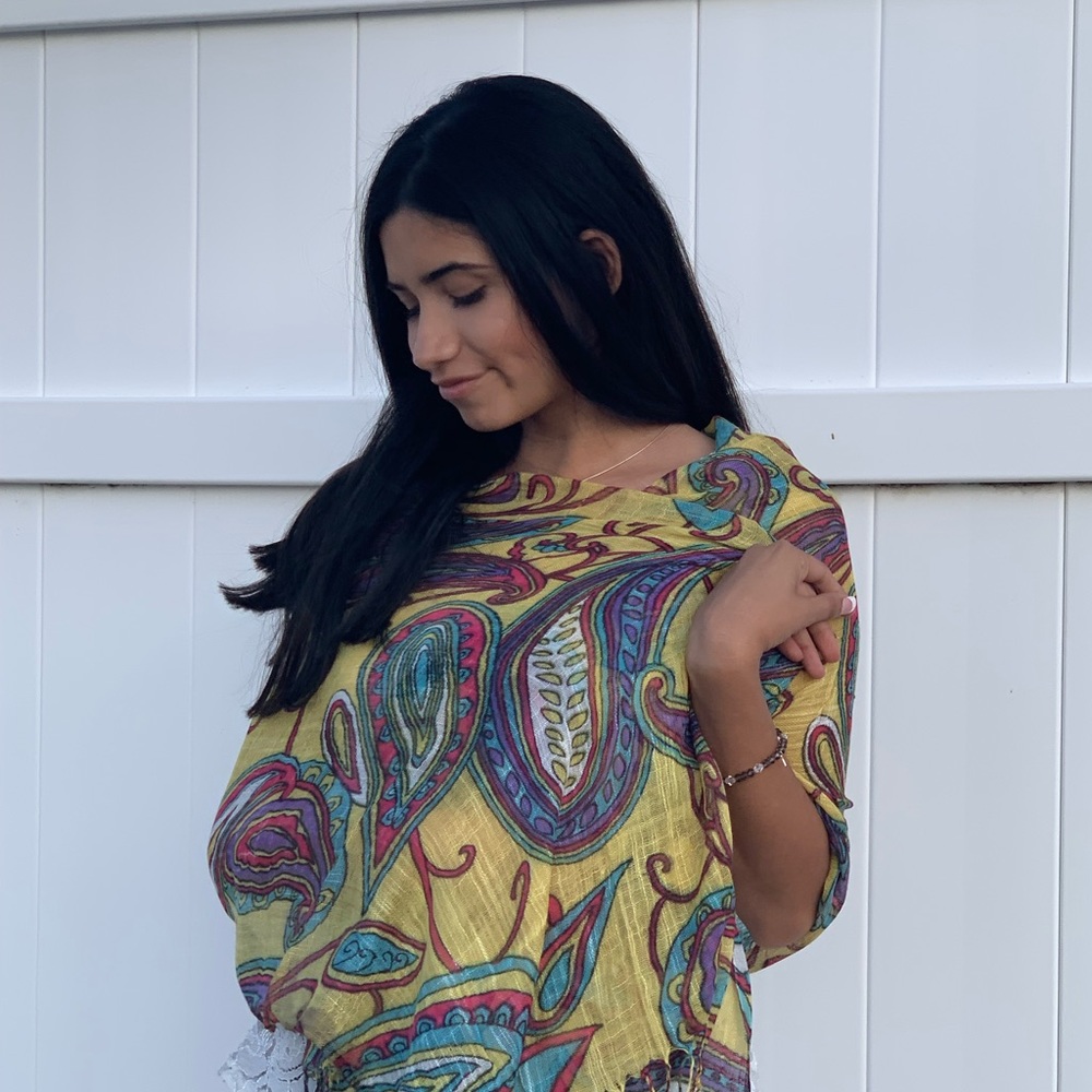 Yellow scarf